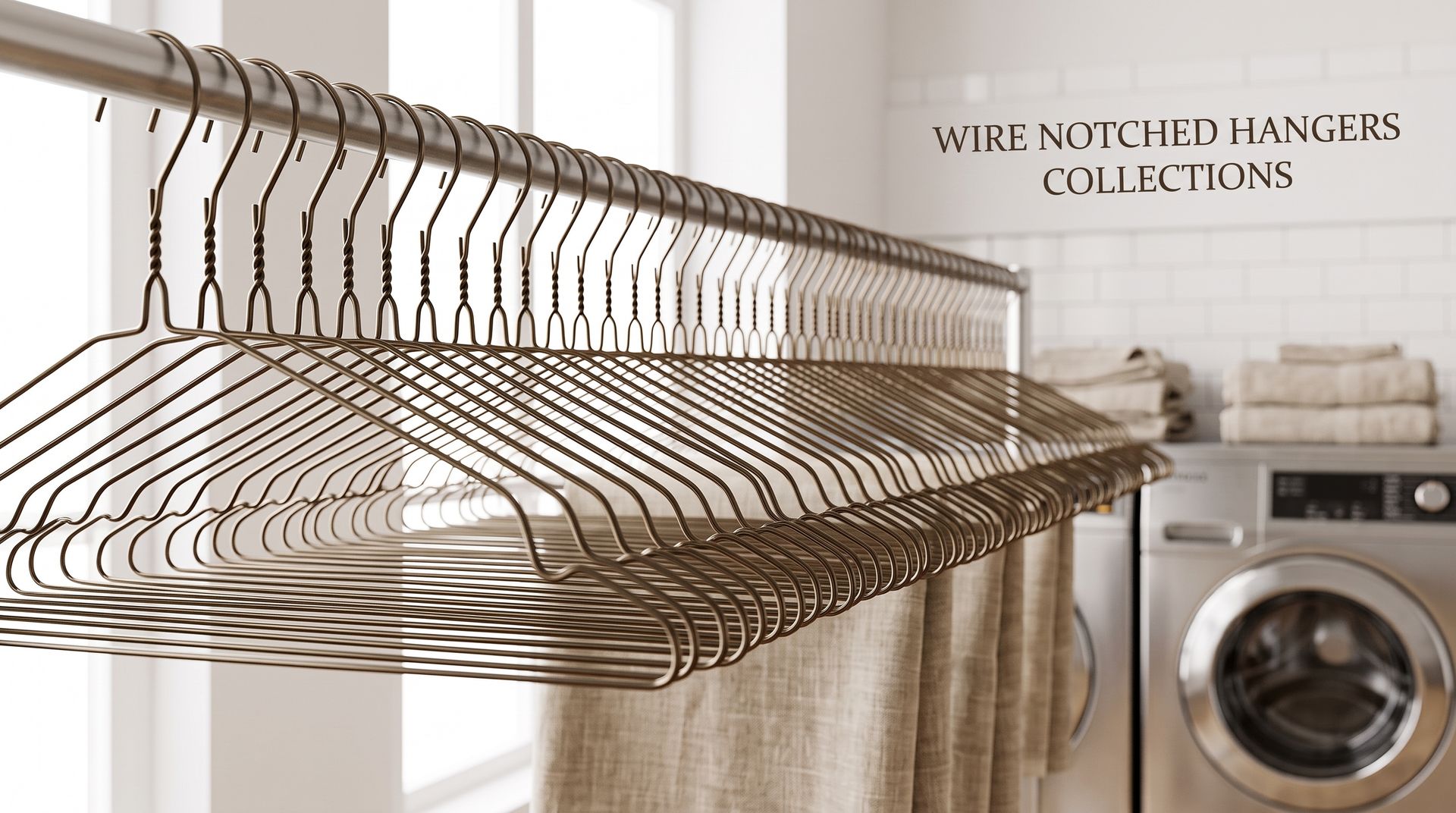 Wire notched hangers collection