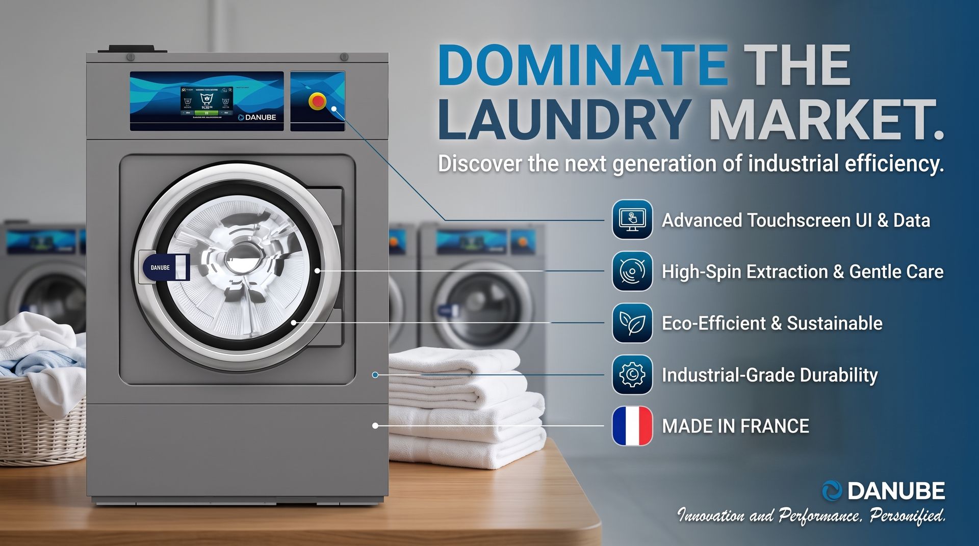 Danube commercial washing machines